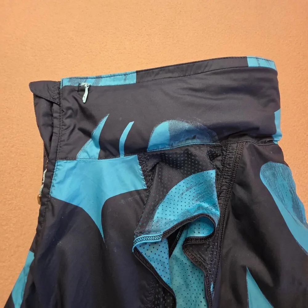 Lululemon Pack-It Sleeveless Running Vest Peacock Blue Teal Sz 6 Stowable Hood